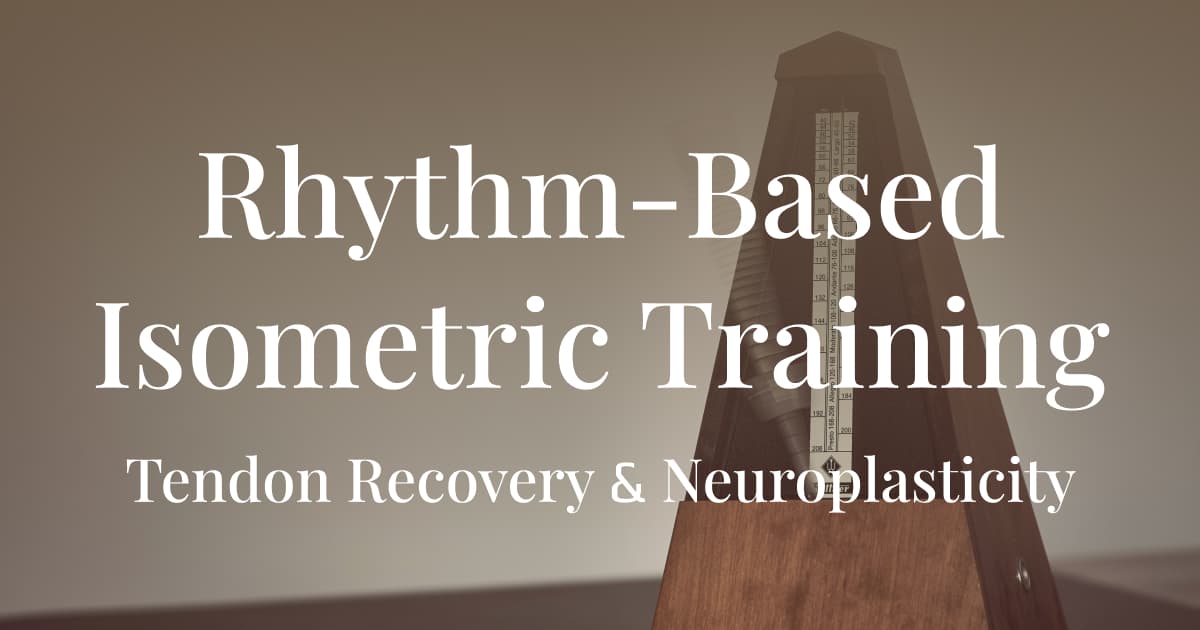 Rhythm-Based Isometric Training